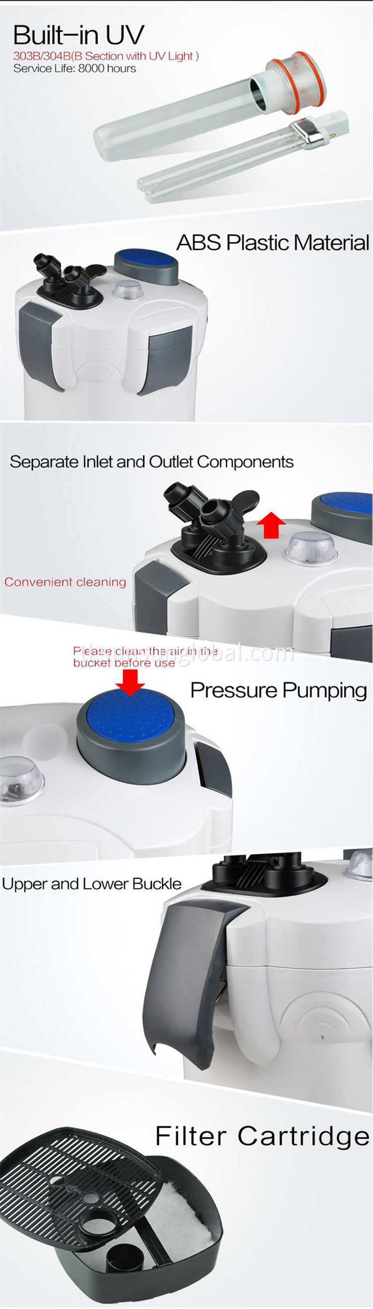 Mahusay na Kalidad ng Canister Filter Aquarium